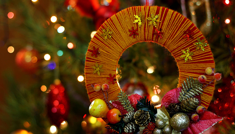 Decoração de natal: guirlanda